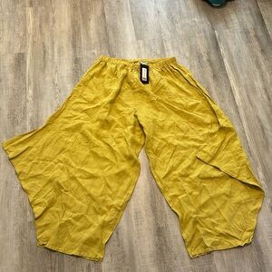 Bryn Walker pants. New with tags. Green linen pants